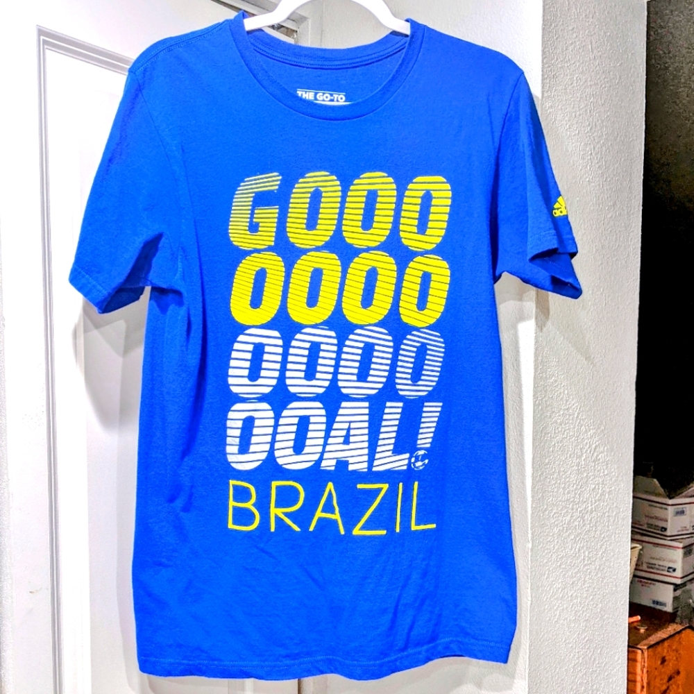 T-Shirt, Brazil, Football, Soccer, Seleção Canarinho, World Cup, CBF, Adidas,